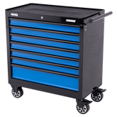 SP Tools - Roller Cabinet - Sumo Series 7 Drawer Black/Blue | SP40126
